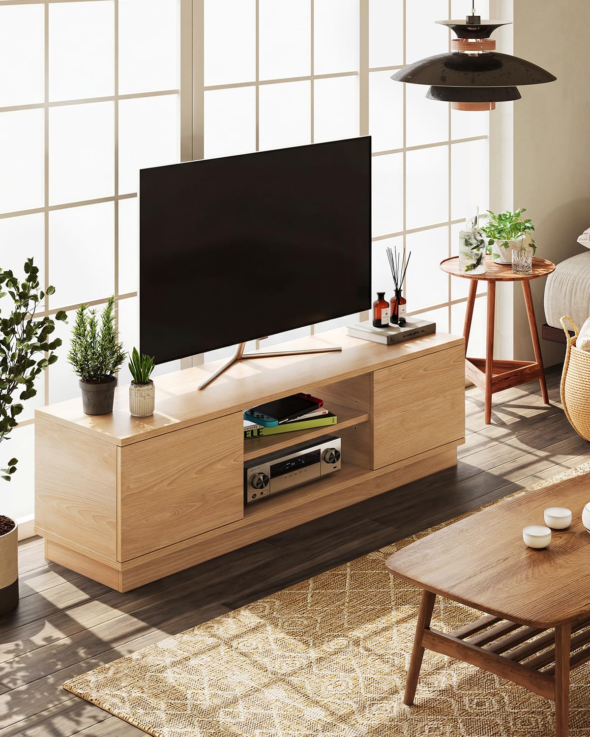 WLIVE幅110cmローボードテレビ台24-47型対応 WLIVE幅110cmローボードテレビ台24-47型対応